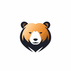 Bear in cartoon, doodle style. Isolated 2d vector illustration in logo, icon, sketch style, Eps 10. AI Generative