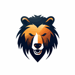 Bear in cartoon, doodle style. Isolated 2d vector illustration in logo, icon, sketch style, Eps 10. AI Generative