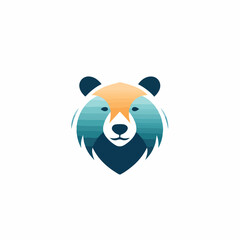 Bear in cartoon, doodle style. Isolated 2d vector illustration in logo, icon, sketch style, Eps 10. AI Generative