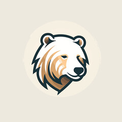 Bear in cartoon, doodle style. Isolated 2d vector illustration in logo, icon, sketch style, Eps 10. AI Generative
