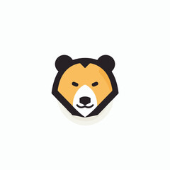 Bear in cartoon, doodle style. Isolated 2d vector illustration in logo, icon, sketch style, Eps 10. AI Generative