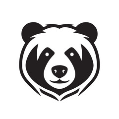 Bear in cartoon, doodle style. Isolated 2d vector illustration in logo, icon, sketch style, Eps 10, black and white. AI Generative