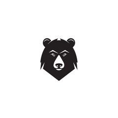 Bear in cartoon, doodle style. Isolated 2d vector illustration in logo, icon, sketch style, Eps 10, black and white. AI Generative