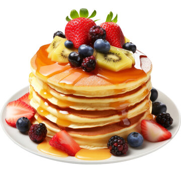 recommend clip art: pancake isolated on transparent background