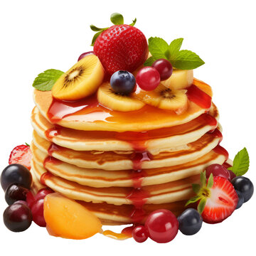 recommend clip art: pancake isolated on transparent background