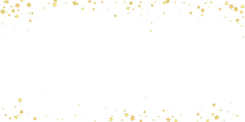 Magic stars vector overlay.  Gold stars scattered