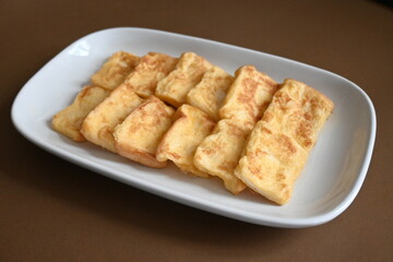 Bread dipped in eggs, easy food, saves time