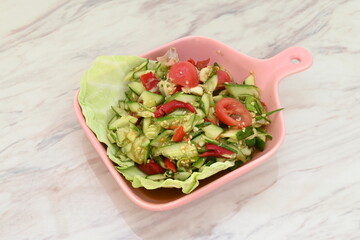 Somtam is a popular food among Thai people. Including foreigners