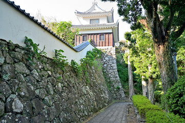 平戸城石垣と地蔵坂櫓　長崎県平戸市