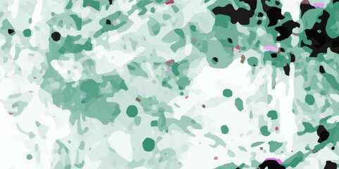 Abstract watercolor background green and black color