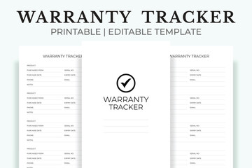 Warranty Tracker Kdp Interior
