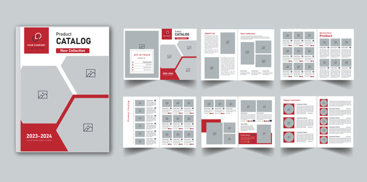 Product Catalogue & modern a4 product catalog design template, Minimalist product brochure template design