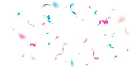 colorful confetti background for festival decoration vector illustration