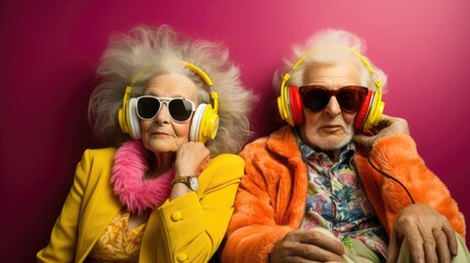 senior couple outdoor activity enjoying retirement