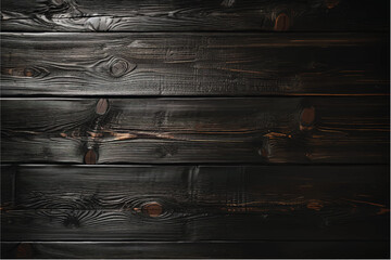 Black wood timber board use for background, poster, banner, brochure, social media design - obrazy, fototapety, plakaty