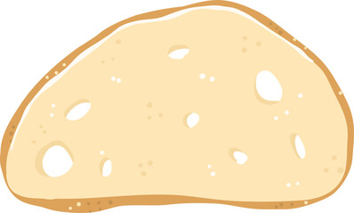 Sourdough sliced Bakery illustration