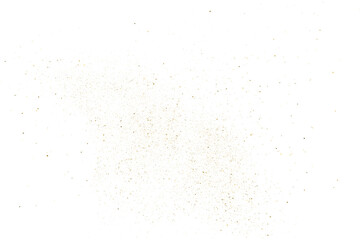 Fototapeta na wymiar Gold Vector Texture Pattern on White Background. Light Golden Confetti. Yellow New Year Illustration Backdrop. Design Element. 