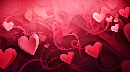 Valentine's day background, love background, pink heart