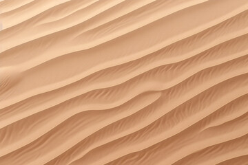 Fototapeta na wymiar Aerial view of sand dunes in the desert, sand texture background seen from above