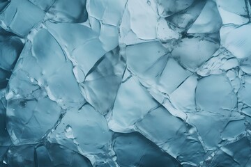 Background with the texture of cracked ice, frozen water, ice background.