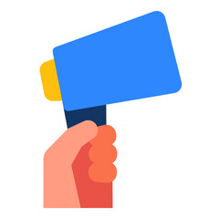 Megaphone flat icon