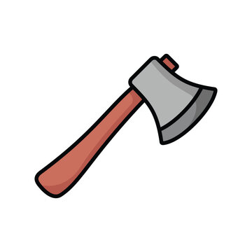 axe icon vector design template simple and clean
