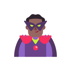Man Supervillain: Medium-Dark Skin Tone