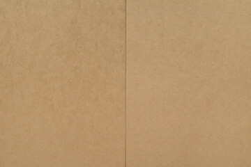 Brown paper made from kraft pulp. Natural texture, background