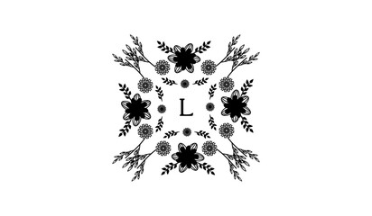 Luxury Retro Card Logo L