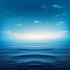 Fototapeta premium La beauté dans le blue