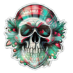 Sticker navideño (Ho Ho Ho).