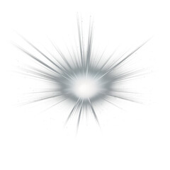 A ray of light, cut out - stock png.	