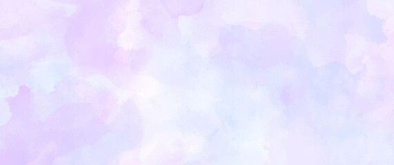 Pink and blue vector watercolor art background. Elegant texture for cover design, cards, flyers, poster, banner. Hand drawn abstract  painted template for design. Watercolour backdrop.