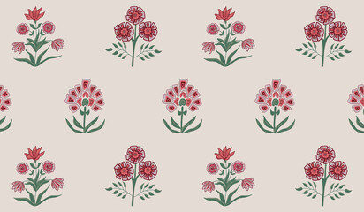pattern with pink flowers for wallpaper home decoration