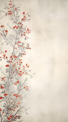 floral card background