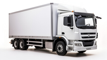 lightweight truck on a white background