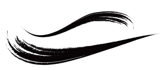 美しいブラシストロークのデザイン素材
