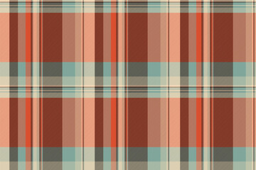 Textile background check of pattern tartan plaid with a vector seamless fabric texture.