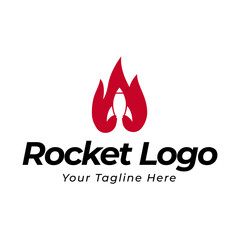 Rocket logo design icon template. Rocket Logo Designs Vector Template, Rocket Logo Symbol Icon
