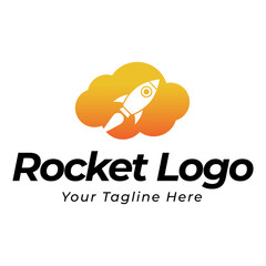 Rocket logo design icon template. Rocket Logo Designs Vector Template, Rocket Logo Symbol Icon