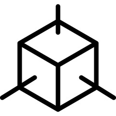 3D cube icon