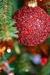 Christmas tree with luxury ball