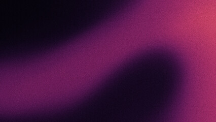 4K Grainy dark purple background with noise.  Blurred texture background with black and deep purple colors.