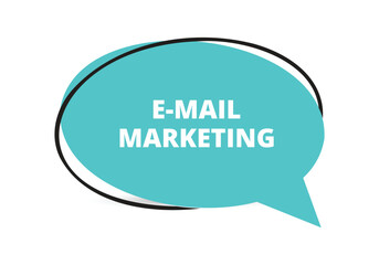 E-Mail Marketing speech bubble text. Hi There on bright color for Sticker, Banner and Poster. vector illustration.