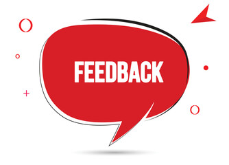 Feedback speech bubble text. Hi There on bright color for Sticker, Banner and Poster. vector illustration.