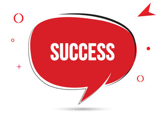 Success speech bubble text. Hi There on bright color for Sticker, Banner and Poster. vector illustration.