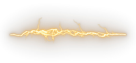 Isolated electric glow sparkle on transparent backgrounds 3d rendering png