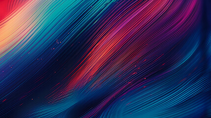 Bright, illuminated fiber optic network creates stunning abstract art, showcasing the beauty of technology, created with Generative AI technology