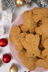 Making Traditional Gingerbread at Christmas.