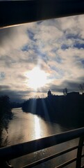 sunset over the river © Judith